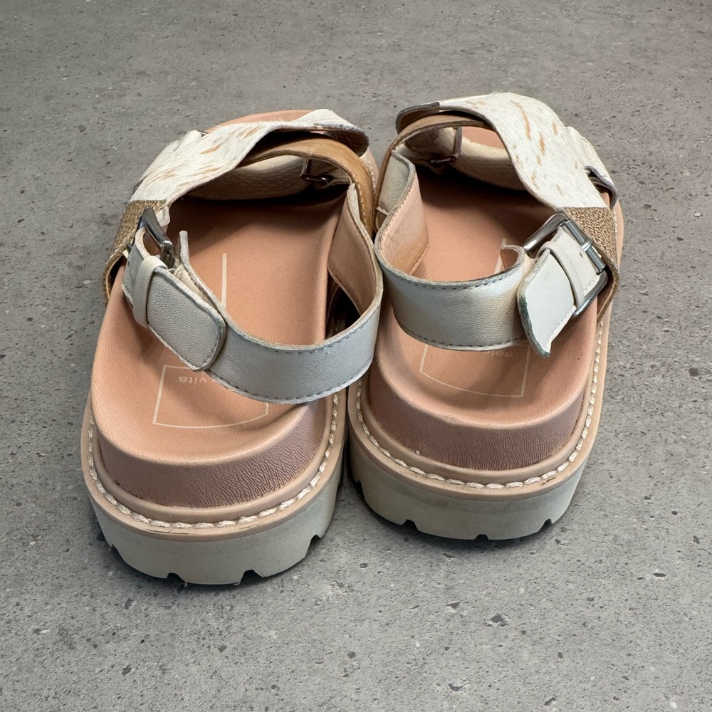 Dolce Vita Patchwork Platform Sandals - image 8